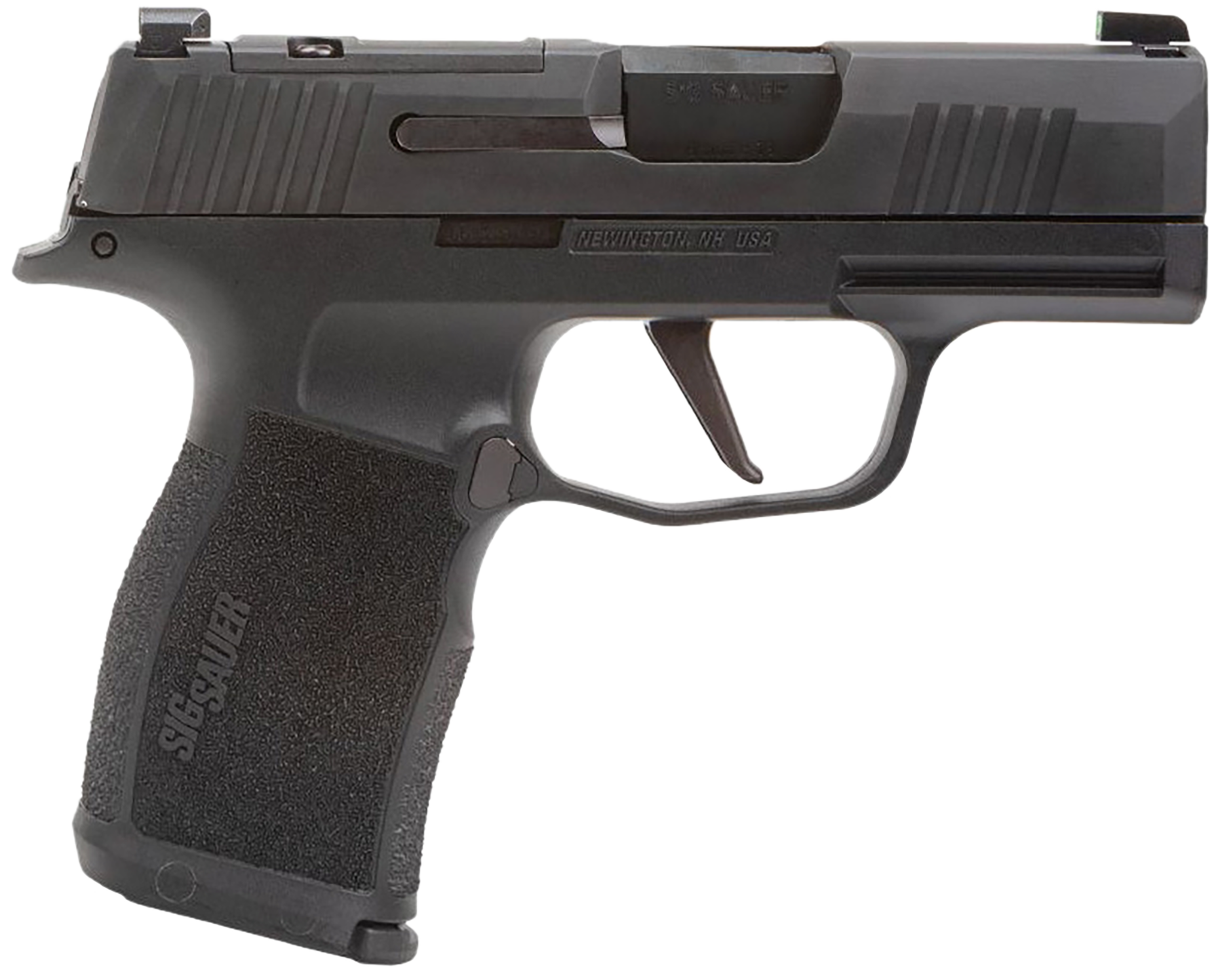 Sig Sauer 365X9BXR3P P365X Micro-Compact Frame 9mm Luger 12+1, 3.10" Black Steel Barrel, Black Nitron Optic Ready/Serrated Stainless Steel Slide, Black Stainless Steel Frame w/Beavertail & Picatinny Rail, Black XSeries Grip, No Manual Safety