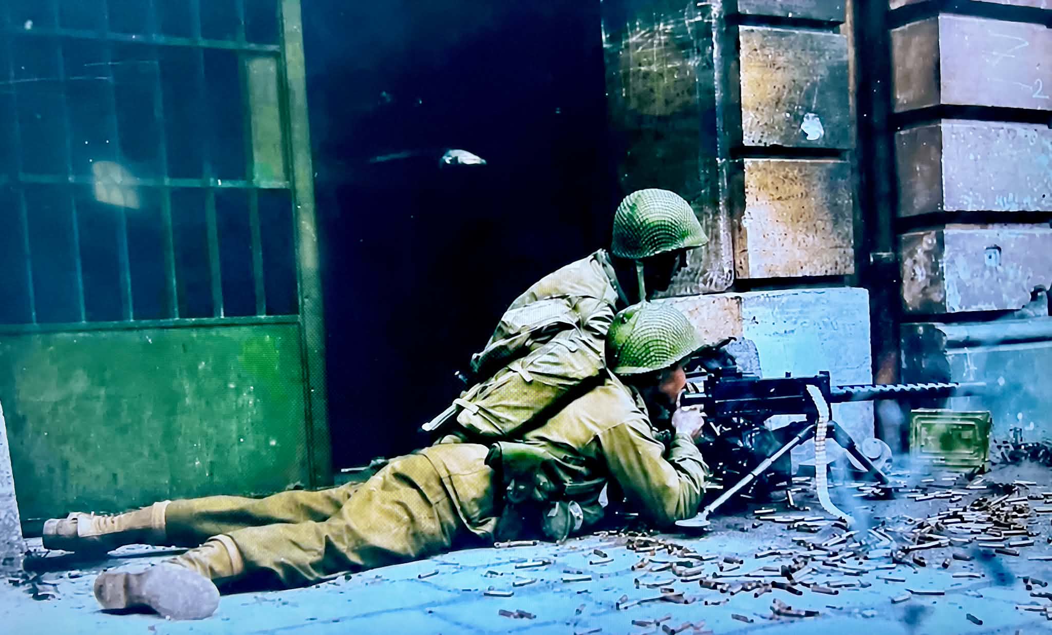 WW2 Soldiers on Browning 1919